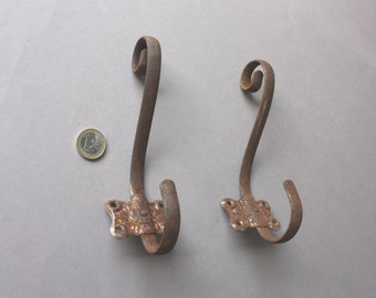 Wall hooks Vintage, 2 clothes hooks for wall