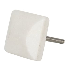 Poignée de meubles en pierre, poignée de tiroir blanche, bouton de meuble