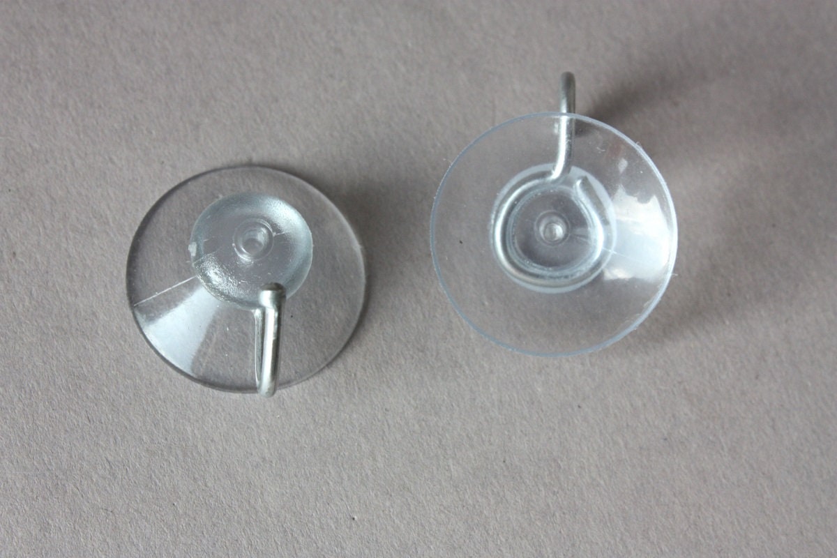 Hook with suction cup / stained glass suction cups / holder Etsy