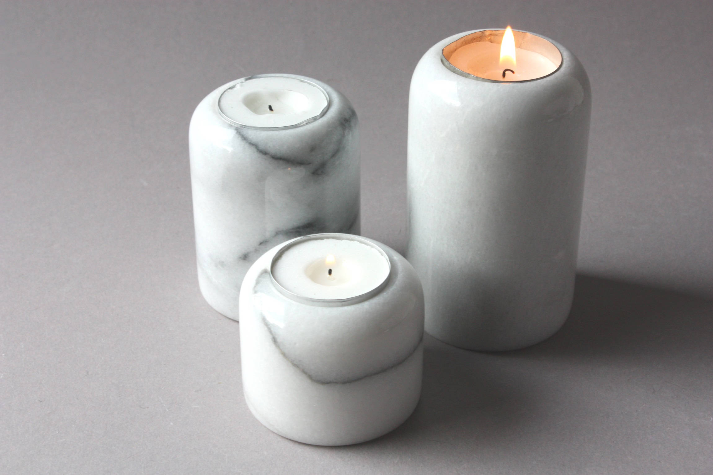 3 Marble Candle Holder Hygge Vintage Candlesticks Etsy Australia