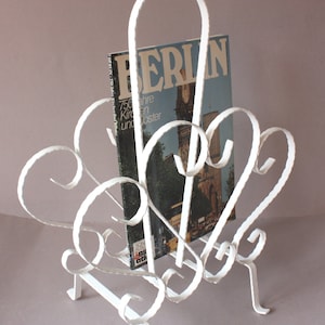 Magazine holder, newspaper stand, vintage decor home