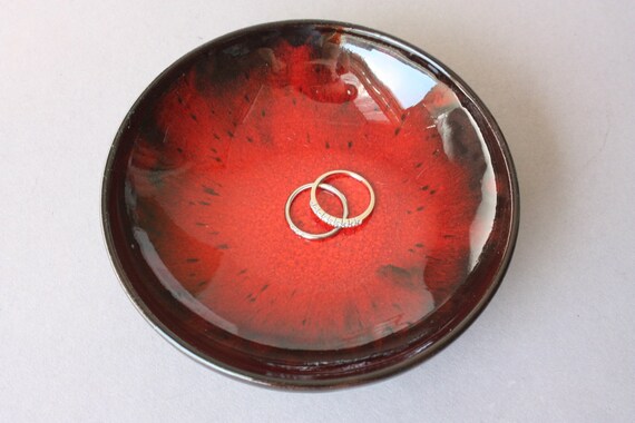 Handmade bowl for jewelry storing ceramic, soap tray Vintage