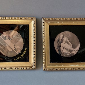 Unique picture frames, 2 antique photo frames