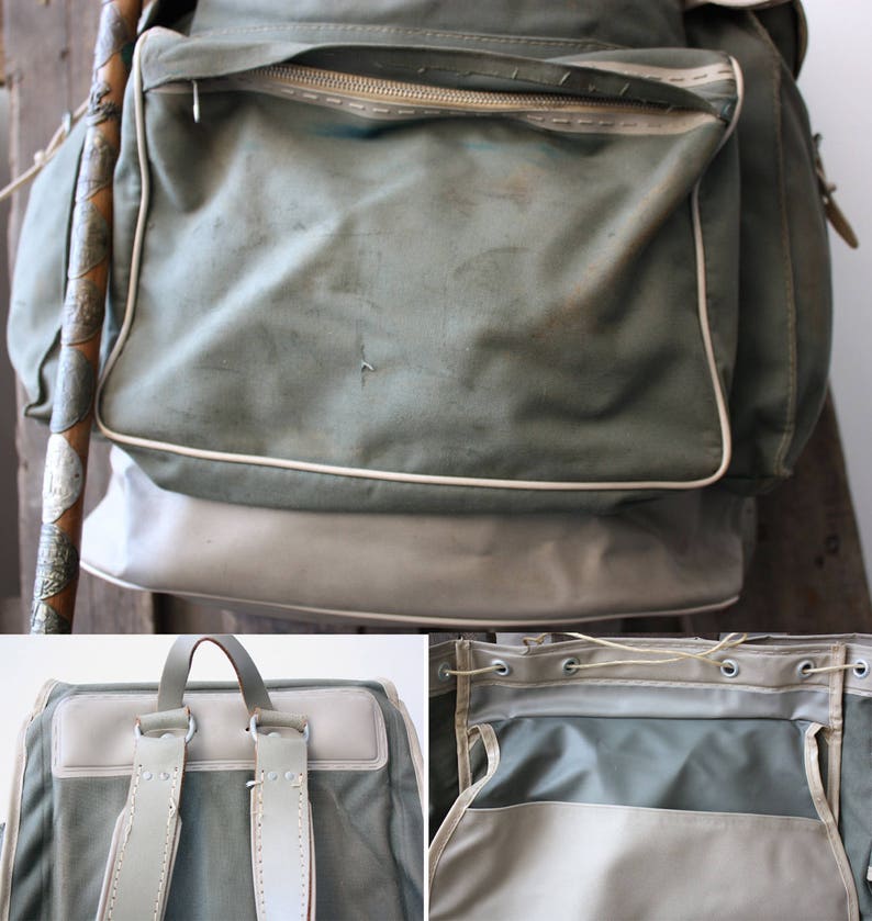 German Backpack Vintage Army Nostalgic Hiking Rucksack Large Etsy UK