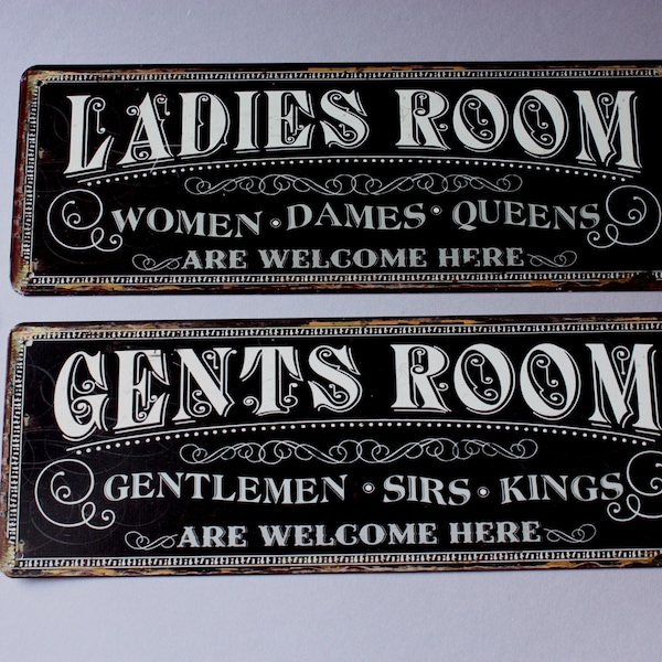 Funny Bathroom Door Signs - Etsy