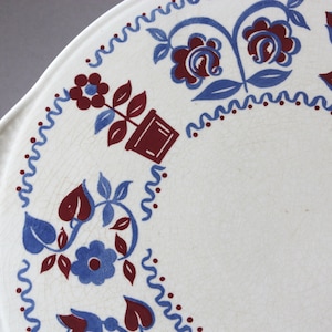 Cake plate, vintage cake stand, pizza plate, Staffel