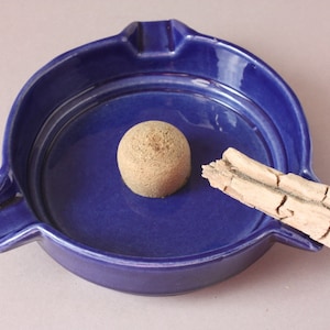 Pipe Ashtray West German Pottery, Ceramic Tray For Pipes Vintage