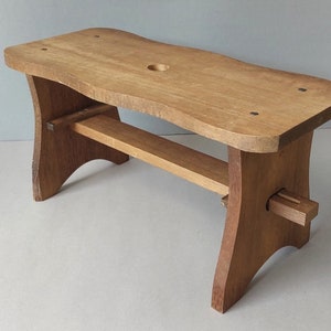 Fußbank, Schemel Antik, Hocker Holz, Holzbänkchen