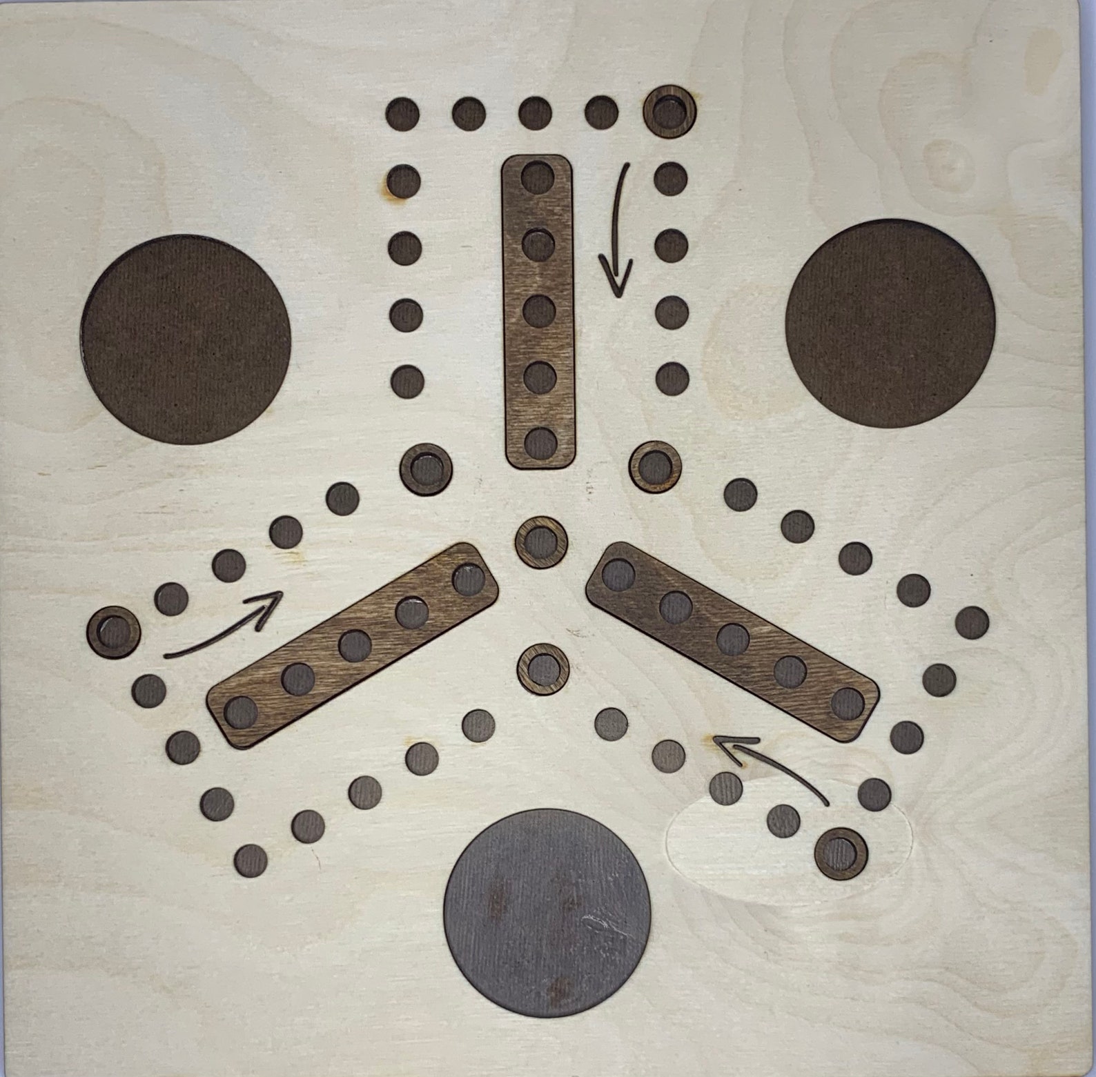 Marbles 3 and 4 Player Board Game Digital File Etsy