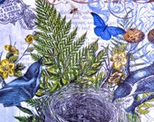 Paper for Decoupage Birds Nest Napkin Kids Crafts Paper Ephemera Decorative Tissue Card Making Decoupage Napkin
