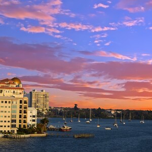 Sarasota Sunset, Florida Fotografia 8x10 Stampa, carta lucida, senza cornice, Spedizione gratuita