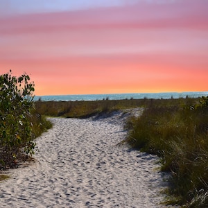 Siesta Key Beach,Sunrise Path,  Florida, 8x10 Fine Art photography Print, Florida photography,, now available on canvas and/or metal