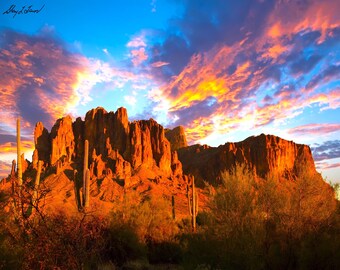 Aberglaube Berge Sonnenaufgang Fine Art Fotografie Druck 200x280 auch in größeren Größen auf Leinwand erhältlich