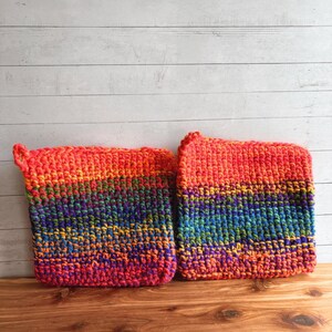 Crocheted Potholders Set