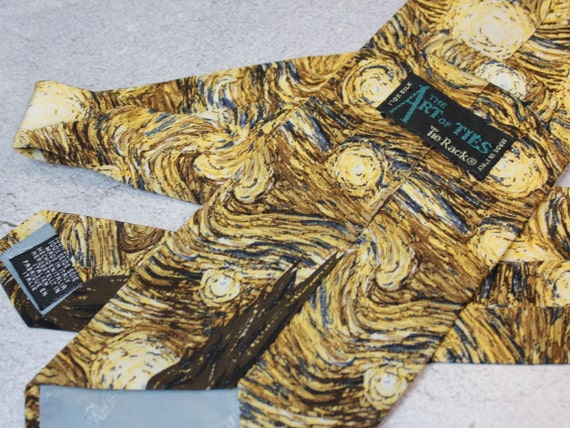 Vintage Tie. Vincent Van Gogh Tie. Graduation Gif… - image 4