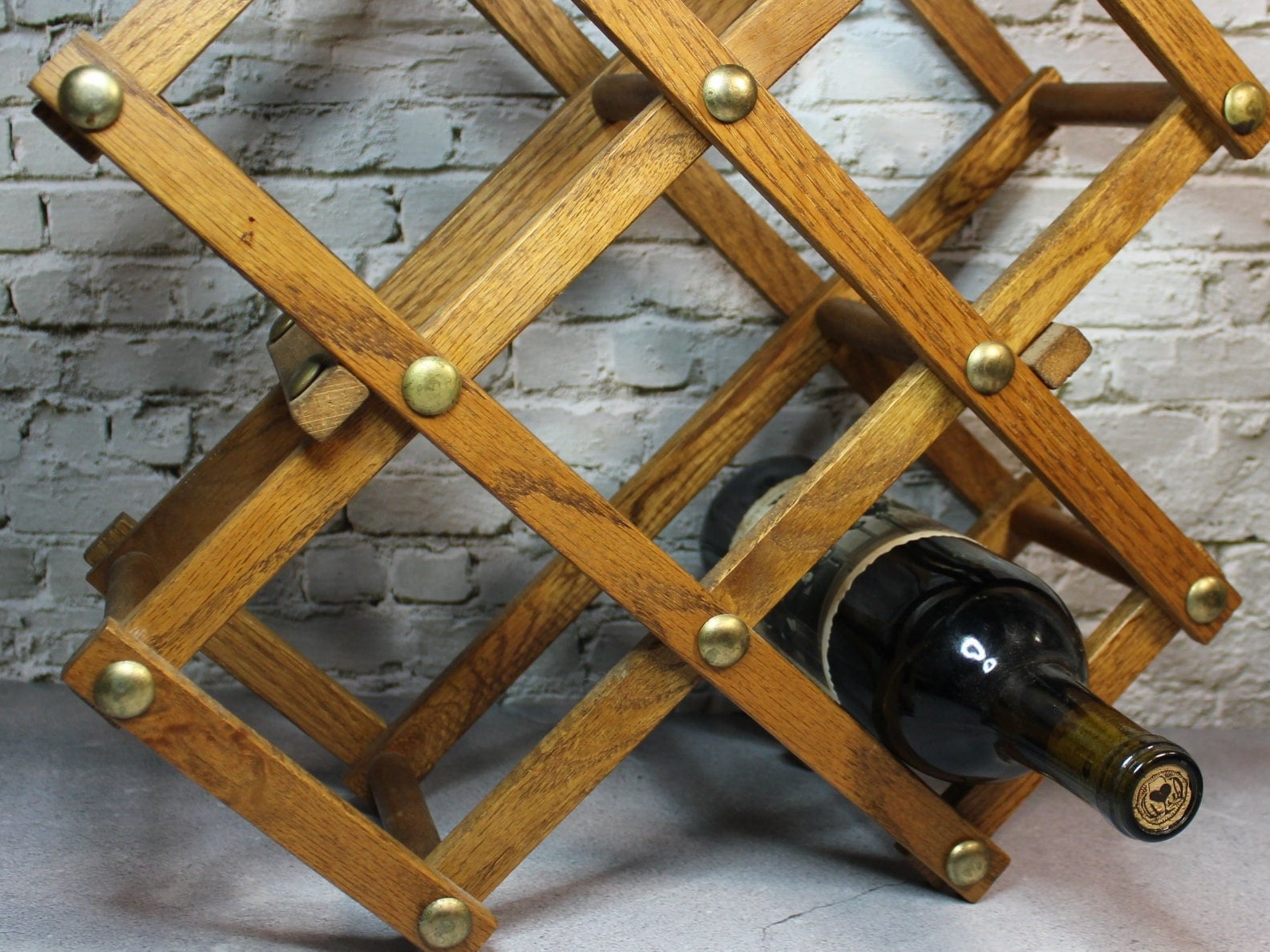 Vintage wine rack new arrivals