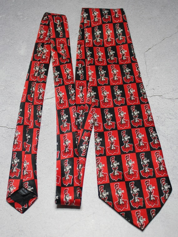 Vintage Tie, Dr Seuss Valentines Cat in the Hat G… - image 5