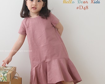 D48/ Kids Sewing pattern /PDF sewing pattern/ A4(Letter),A0 format/Dress with circle hem/Bundle patterns / Toddler sewing pattern 2T-10years