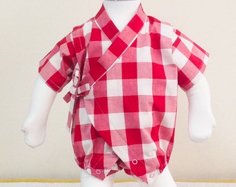 R5/ modèle de couture pour enfants pdf, combinaison kimono pour tout-petits, combinaison une pièce, barboteuse pour enfants, costume pour bébé, tailles 12M à 4T