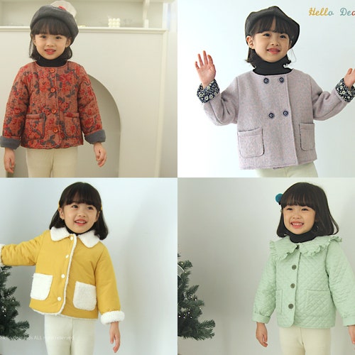 Bundle kids jacket pattern/ O11/ kids Sewing pattern/PDF sewing pattern/ A0 and A4 or letter size/Layered PDF Sewing Patterns/3M~12Y