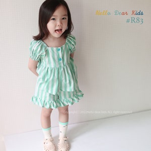 R83/ Sewing pattern/PDF sewing pattern/4 Bundle dress, romper, top and pants/Kids sewing pattern pattern/baby sewing pattern/3M12Y image 4