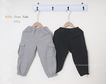 Women's PDF Sewing Pattern / Cargo pocket pants /A0 and A4 or letter size/Layered pattern/  women pants - Regular fit - (sizes XS-LL) P01