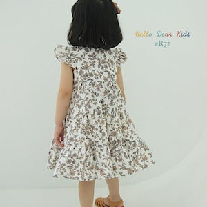 Lot de 4 robes et pantalons à volants / R72 / Patron de couture / Patron de couture PDF / Patron de couture pour enfants / Patron de couture pour bébé / 3 mois ~ 12 ans image 8