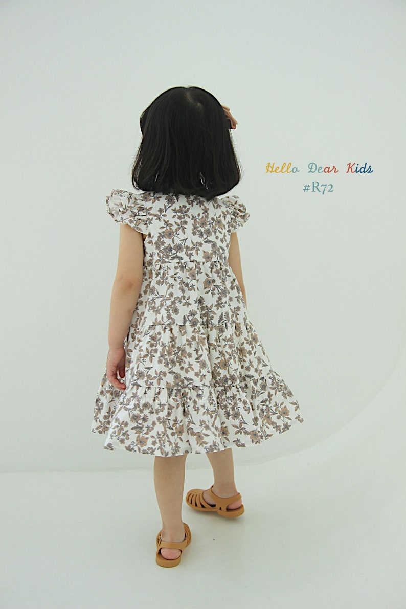 Lot de 4 robes et pantalons à volants / R72 / Patron de couture / Patron de couture PDF / Patron de couture pour enfants / Patron de couture pour bébé / 3 mois ~ 12 ans image 8
