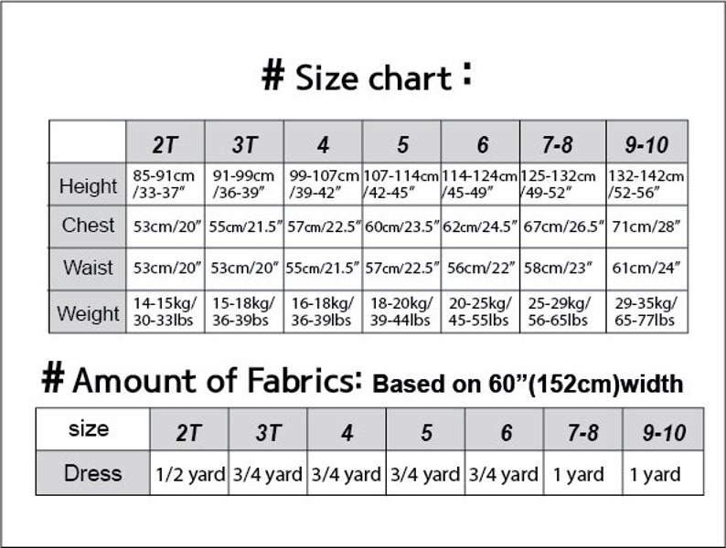 T10/Sewing pattern/PDF sewing patternA0 format included/Half neck t-shirts with frill/Girl's sewing patterns/kids sewing patterns/2T-10 image 8