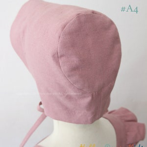 A4Letter,A0 format/ Baby sewing pattern / kids sewing pattern pdf / Baby reversible bonnet/ / kid's bonnet/ Baby beanie / sizes 3M3years image 9