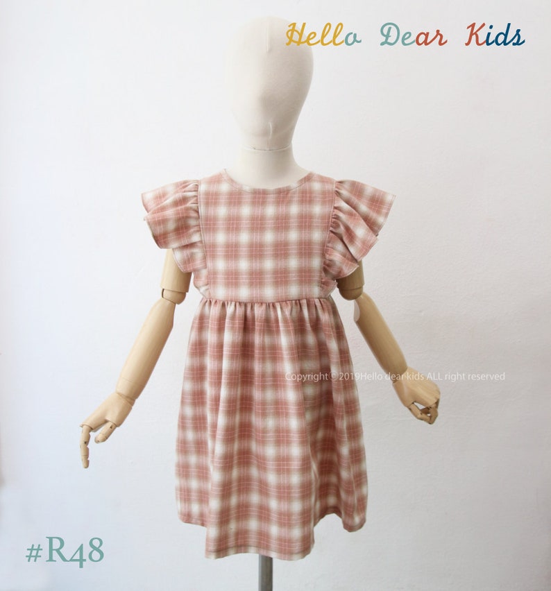 R48/ Sewing pattern / PDF sewing pattern / 4 Bundle romper, dress and bloomer / Kids sewing pattern pattern / baby sewing patterns /3M10Y image 4