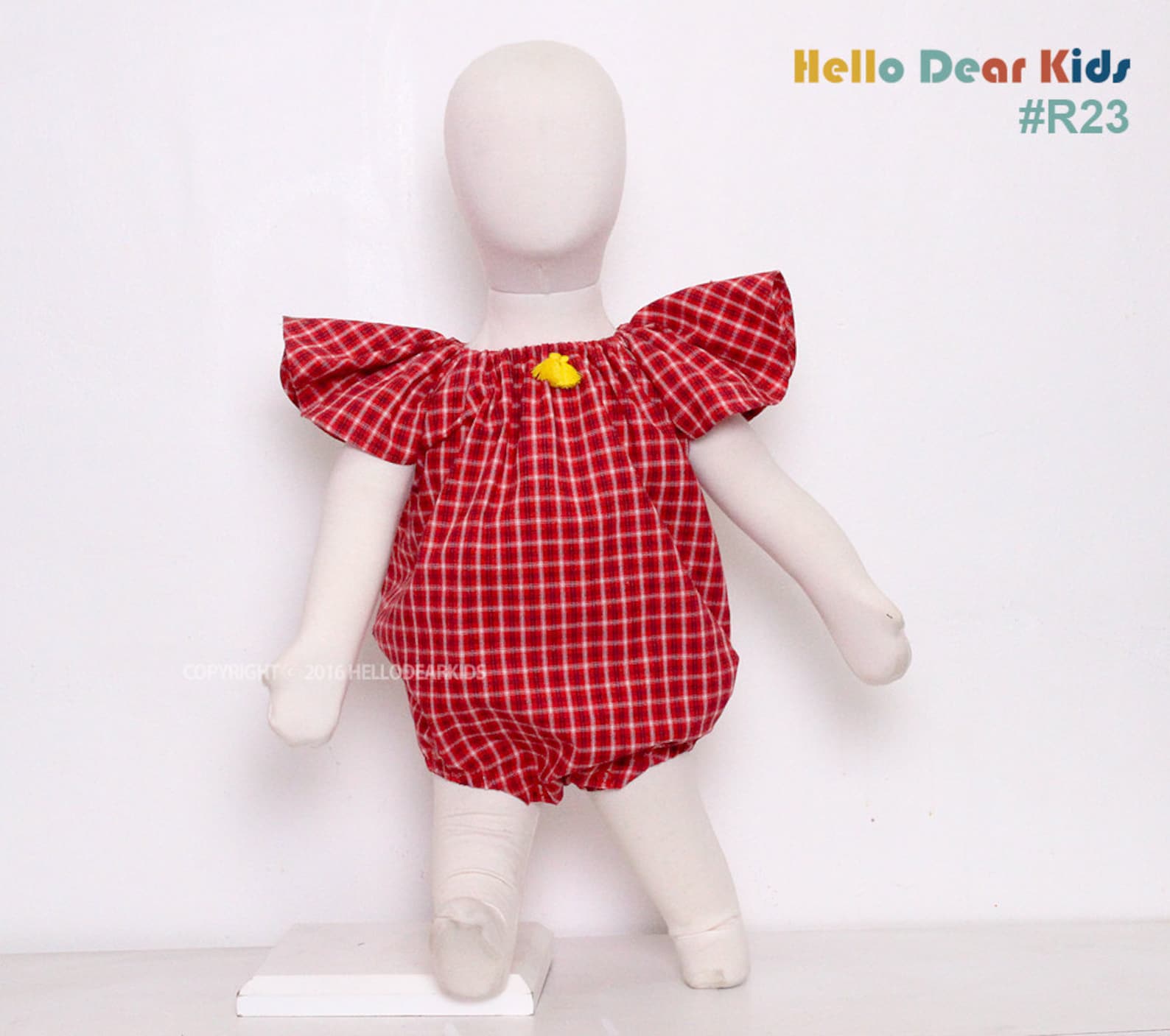 R23/ Sewing Pattern / PDF Sewing Pattern / Ruffle Romper / Etsy