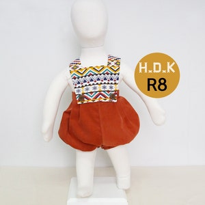 baby sewing pattern pdf/ kids romper with buttons / Body suits/ children clothing/Toddler sewing pattern/ 6M-7years image 2