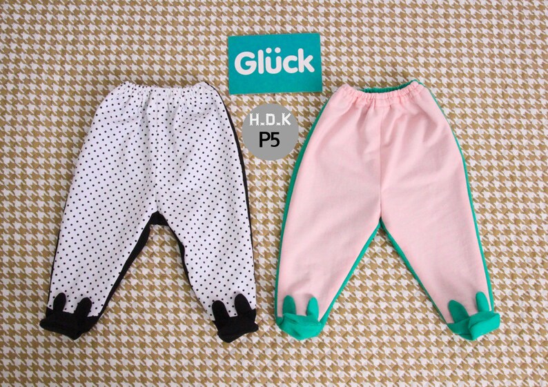 Download Baby sewing pattern pdf/ Baby footed baby pants with ...