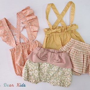 R50/ Sewing pattern / PDF sewing pattern / 4 Bundle bloomer / Kids sewing pattern pattern / baby sewing patterns /3M~2T