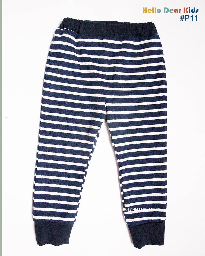 P11/Kids Sewing pattern /PDF sewing pattern/4 Basic pants Bundle patterns /baby sewing patterns/Toddler sewing pattern 6M-7years/ P11 image 5