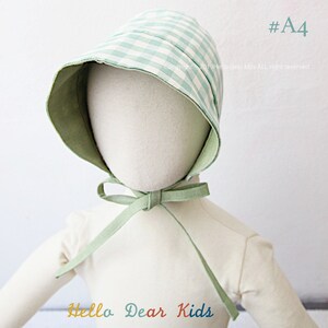 A4Letter,A0 format/ Baby sewing pattern / kids sewing pattern pdf / Baby reversible bonnet/ / kid's bonnet/ Baby beanie / sizes 3M3years image 7