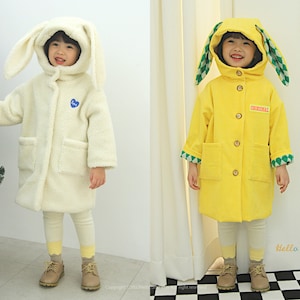 O12/ kids Sewing pattern/PDF sewing pattern/Kids bunny coat pattern/ A0 and A4 or letter size/Layered PDF Sewing Patterns/12M~12Y