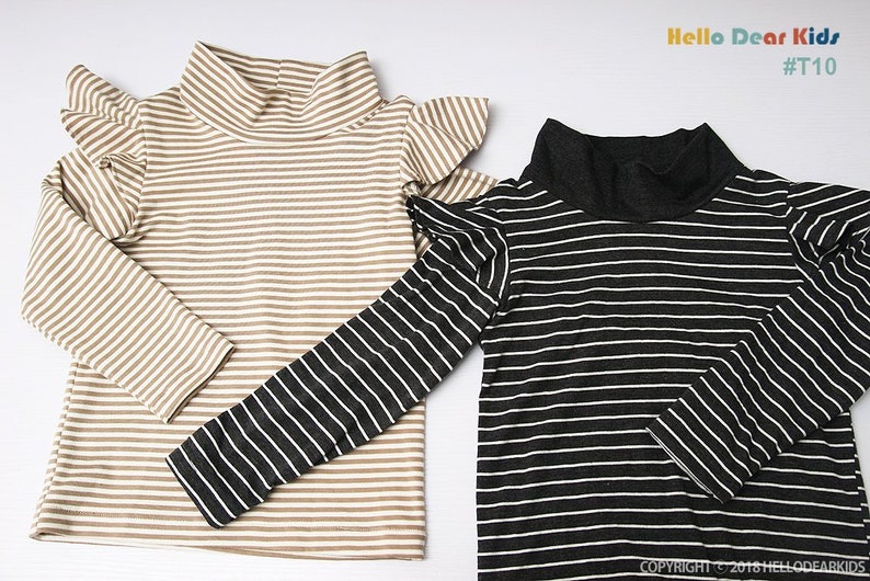 T10/Sewing pattern/PDF sewing pattern/Half neck t-shirts with image 0