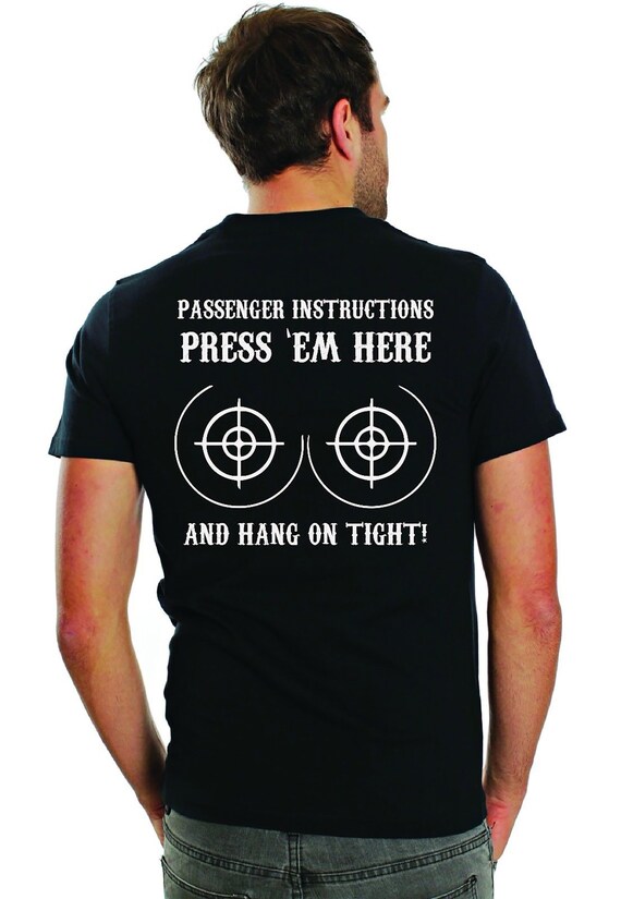 Motorcycles Biker Passenger Instructions T-Shirt Motorcycles Biker Passenger Instructions T-Shirt