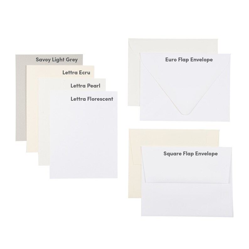 Letterpress Personalized Stationery Custom Personal Etsy