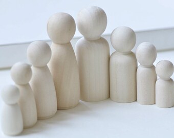 etsy wooden peg dolls