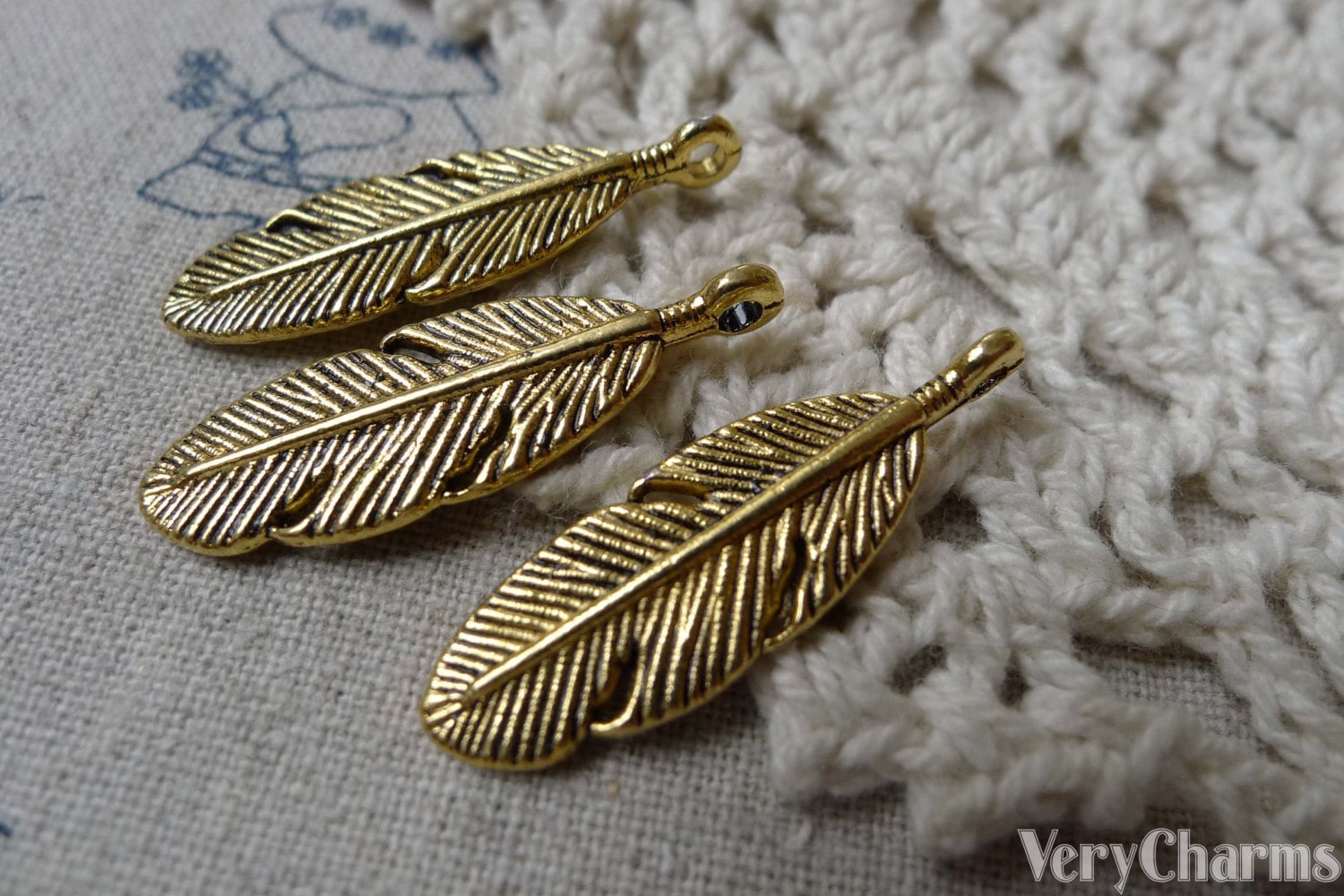 HARIM ハリム Leef Feather with Golden rose HARIM ネックレス ハリム / New Leef feather VERY SHINE