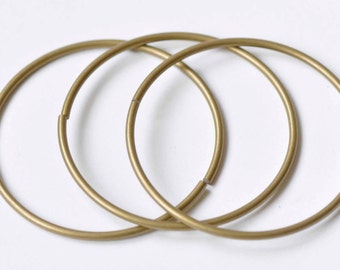 10 piezas bronce antiguo 2" anillos de círculo grande 52mm 13 calibre A9023