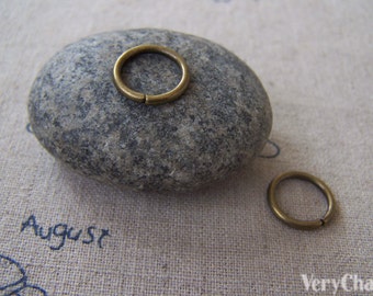 100 pcs Antique Bronze Thick Jump Rings 12mm 14gauge Super Strong A2436