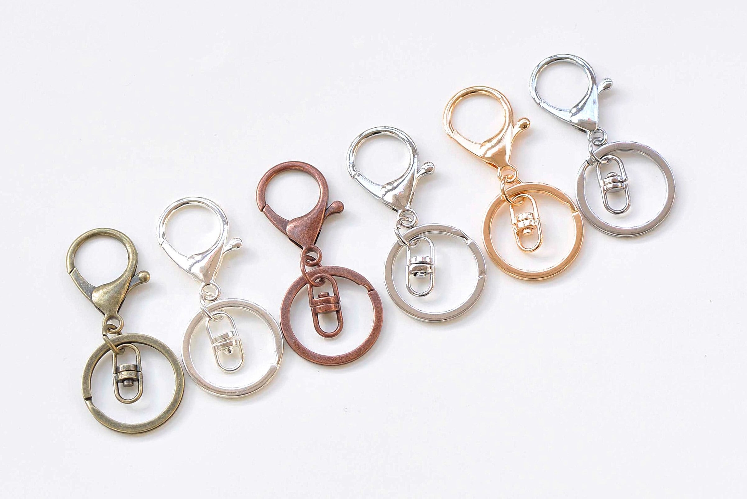 Key On Large Key Chain Large Keychain Key Ring With Lobster Swivel Clasps for Adding Lanyards ...