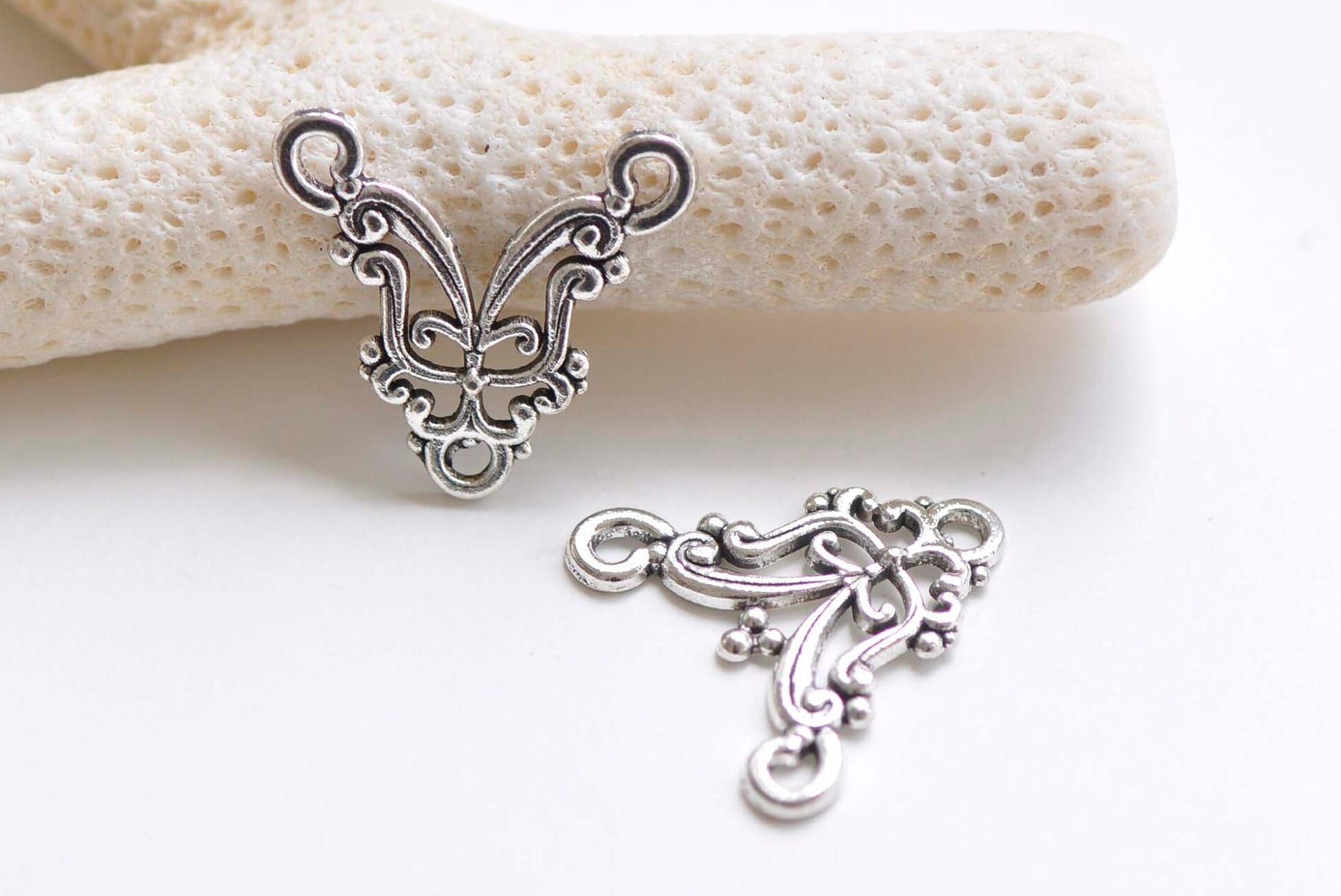 Orecchini Pendente Vintage A Grappolo Con Perle Simulate E Strass - Gioielli Eleganti Per Donna - Regalo - 2