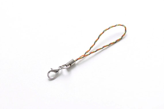 100-Pack Assorted Color Phone Cords & Lanyards With Lobster Clasps – Perfect For DIY Charms & Cell Phone Straps