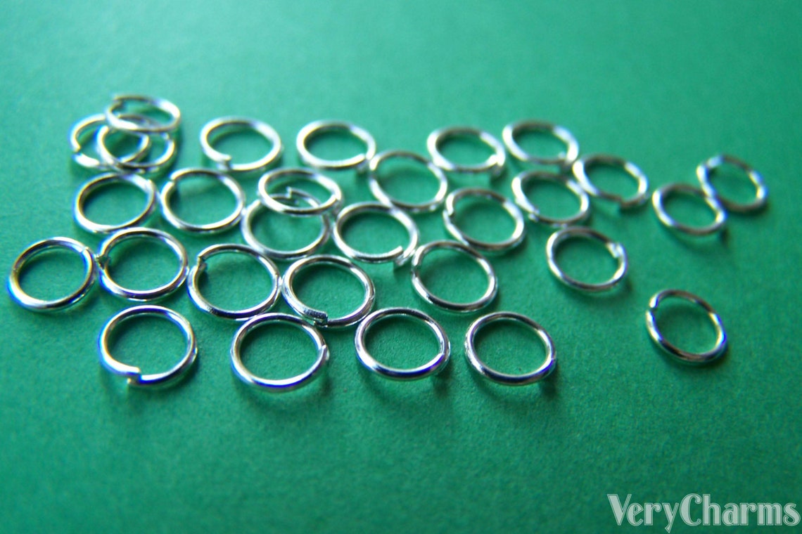 300 Pcs of Silver Tone Iron Jump Rings 5mm 25gauge A3314 Etsy