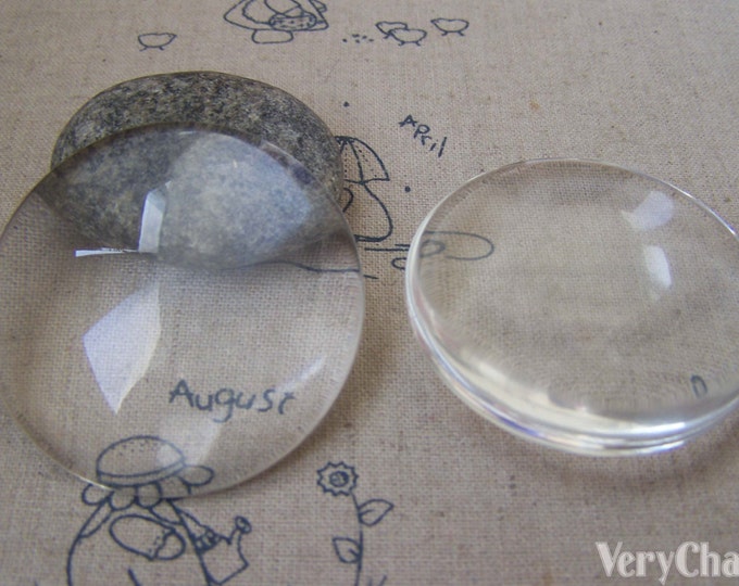 5 Pcs High Quality Crystal Glass Magnifying High Dome Polished Etsy